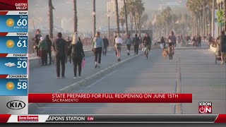 California prepared for full reopen on June 15