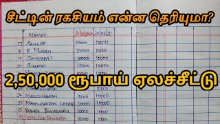 2,50,000 ரூபாய் மதிப்பில் நீங்களும் சீட்டு ஆரம்பிக்கலாம் | Part B