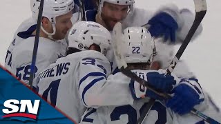 Maple Leafs' Auston Matthews Tips Puck Home To Hit 40-Goal Milestone For Fourth-Straight Year