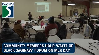 Community members hold ‘State of Black Saginaw’ forum on MLK Day