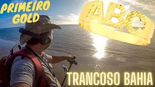 Primeiro GOLD na Praia de Trancoso na Bahia. #detectorismo #detector #detect#travel