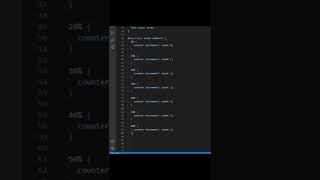 Pure HTML and CSS Number Counter