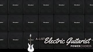 A-List Electric Guitarist Power Chords