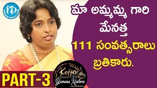 Chief Healer at Chakrasiddh Bhuvanagiri Sathya Sindhuja - Part #3 || Koffee With Yamuna Kishore