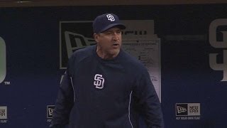 COL@SD: Plantier gets tossed between innings