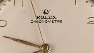 經典名牌 50年代 瑞士 勞力士 Rolex Chronometre Ref.4607 手動上鍊 K金腕錶