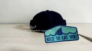 fagutgut 花吉吉手作 - 水兵帽- 自定刺繡布章/英文字  - Docker hat - Custom embroidery wappen and letter