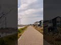 insta360 one r付けた自転車で舗装路を走ってみた shorts