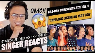 “Tayo Ang Ligaya Ng Isa't Isa” | 2022 ABS-CBN Christmas ID Lyric Video | SINGER REACTION