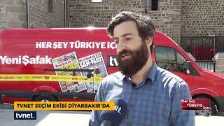 TVNET Seçim ekibi Diyarbakır'da