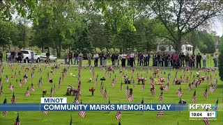Veterans organizations in Minot marked Memorial Day