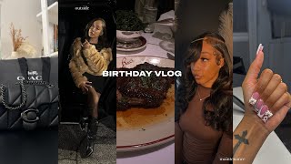 BIRTHDAY VLOG + PREP ♡ : birthday dinner, outside, maintenance appointments, gifts \u0026 more