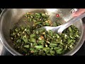 garlic fried green beans recipe beans fry delicious u0026 quick garlic beans fry teluginti vanta