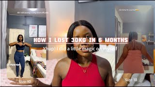 MY WEIGHTLOSS JOURNEY |How I lost 30 kg in 6 months and still losing,No Diet |No Gym AND it worked!