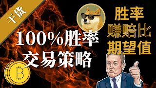 投资交易赚钱2021|100%胜率的交易策略!胜率真的那么重要吗？赚赔比是什么？期望值，更好的衡量方式！【干货】重新认识胜率，赚赔比，使用期望值看待交易策略的方法！