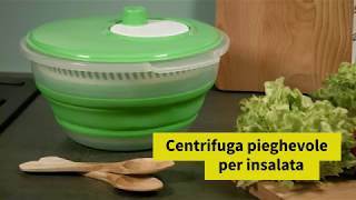 Centrifuga pieghevole per insalata