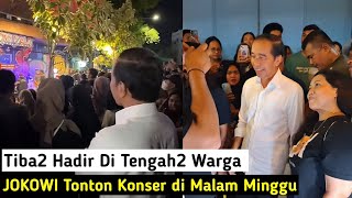 Kagetnya Mbak2 Ini, Tiba2 Sudah Ada Jokowi Di Belakangnya