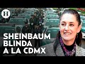 Sheinbaum refuerza estrategia de seguridad en CDMX con 120 nuevas patrullas