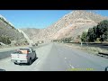 utah i 84 driving past devil s slide dash cam