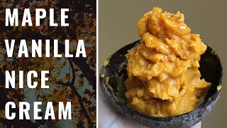 Maple Vanilla Sweet Potato Ice Cream (Vegan, WFPB)
