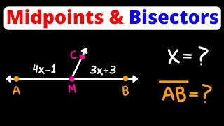 Midpoints and Segment Bisectors | Geometry | Eat pi