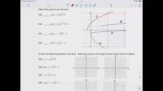 algii radical functions cw hw 360