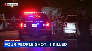 Quadruple shooting leaves at least 1 dead in Trenton, NJ