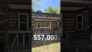 Spacious Log Cabin on 23.29 Acres in West Virginia. $57,000 #countryestate #realestate #houseforsale