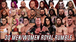 WWE 2K20 Men/Women Royal Rumble Match
