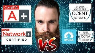 CompTIA or Cisco? - Should I get the CompTIA A+/Network+ OR the Cisco CCNA/CCENT - Microsoft MCSA?