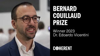 Coherent | Dr. Edoardo Vicentini, 2023 Winner of the Bernard Couillaud Prize in Ultrafast Lasers