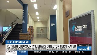 Rutherford County Library director terminated