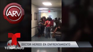 Un doctor resulta herido en trifulca en hospital de Santo Domingo | Al Rojo Vivo | Telemundo