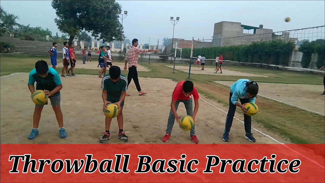 How To Play Throwball Basic Practice Throwball Youtube