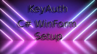KeyAuth C# Setup