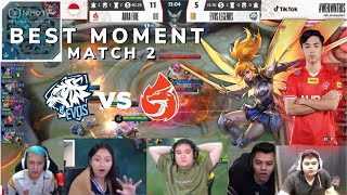 FANNY DI BALAS FANNY AURA KABUKI GANTI ROLE !!! BEST MOMENT EVOS VS AURA MPL SEASON 9 + REACTION