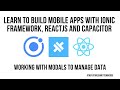 Ionic Framework ReactJS Modal Tutorial
