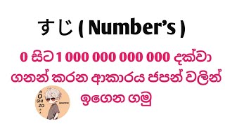 0 සිට 1 000 000 000 000 ගනින ආකාරය ඉගෙන ගනිමූ 🌸