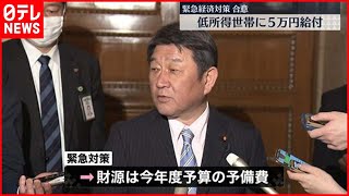 【自民党と公明党】低所得世帯の子どもに5万円給付で合意