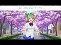 susume→tomorrow kotori solo eng rom color coded lyrics µ s