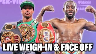 Errol Spence Jr vs Terence Crawford • LIVE WEIGH-IN & FACE OFF | Spence vs Crawford
