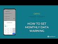 How to Set Monthly Data warning - Oppo [Android 11 - ColorOS 11]