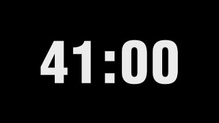 41 Minute Timer Countdown | 41:00