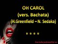 OH CAROL KARAOKE (bachata version)