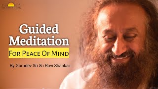 Peace Of Mind | Guided Meditation By Gurudev Sri Sri Ravi Shankar | In Hindi