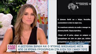 Διαζύγιο «βόμβα»: Χώρισαν Δέσποινα Βανδή και Ντέμης Νικολαΐδης | Καλοκαίρι #not 15/7/2021 | OPEN TV