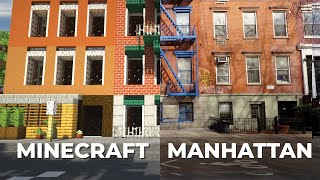 Exploring Manhattan to build it in Minecraft (how to plan a neighbourhood)
