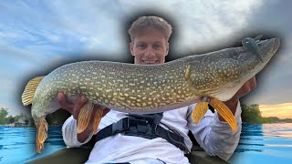 Fishing THICK WEEDS for BIG PIKE!!