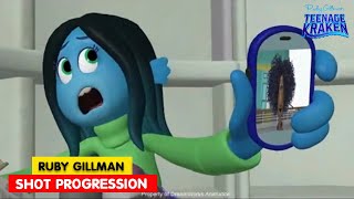 Ruby Gillman Teenage Kraken | Ruby Transform to Kraken Shot Progression | 3D Animation Internships