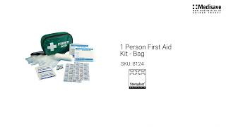 1 Person First Aid Kit Bag 8124